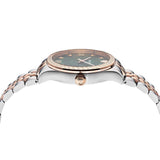 Versace Hellenyium Quartz Green Dial Two Tone Steel Strap Watch for Women - VE2S00422