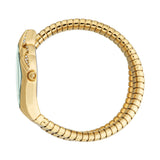 Just Cavalli Cristallo Green Dial Gold Steel Strap Watch for Women - JC1L307M0035