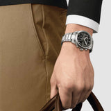 Tissot PR 100 Chronograph Green Dial Silver Steel Strap Watch for Men - T150.417.11.091.00