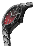 Tissot Seastar 1000 Red Dial Black Steel Strap Watch for Men - T120.410.33.421.00
