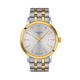 Tissot Classic Dream Silver Dial Two Tone Steel Strap Watch for Men - T129.410.22.031.00