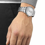 Tissot Classic Dream Silver Dial Silver Steel Strap Watch for Men - T129.410.11.031.00