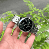 Tissot Chemin des Tourelles Powermatic 80 Green Dial Silver Steel Strap Watch for Men - T139.407.11.091.00