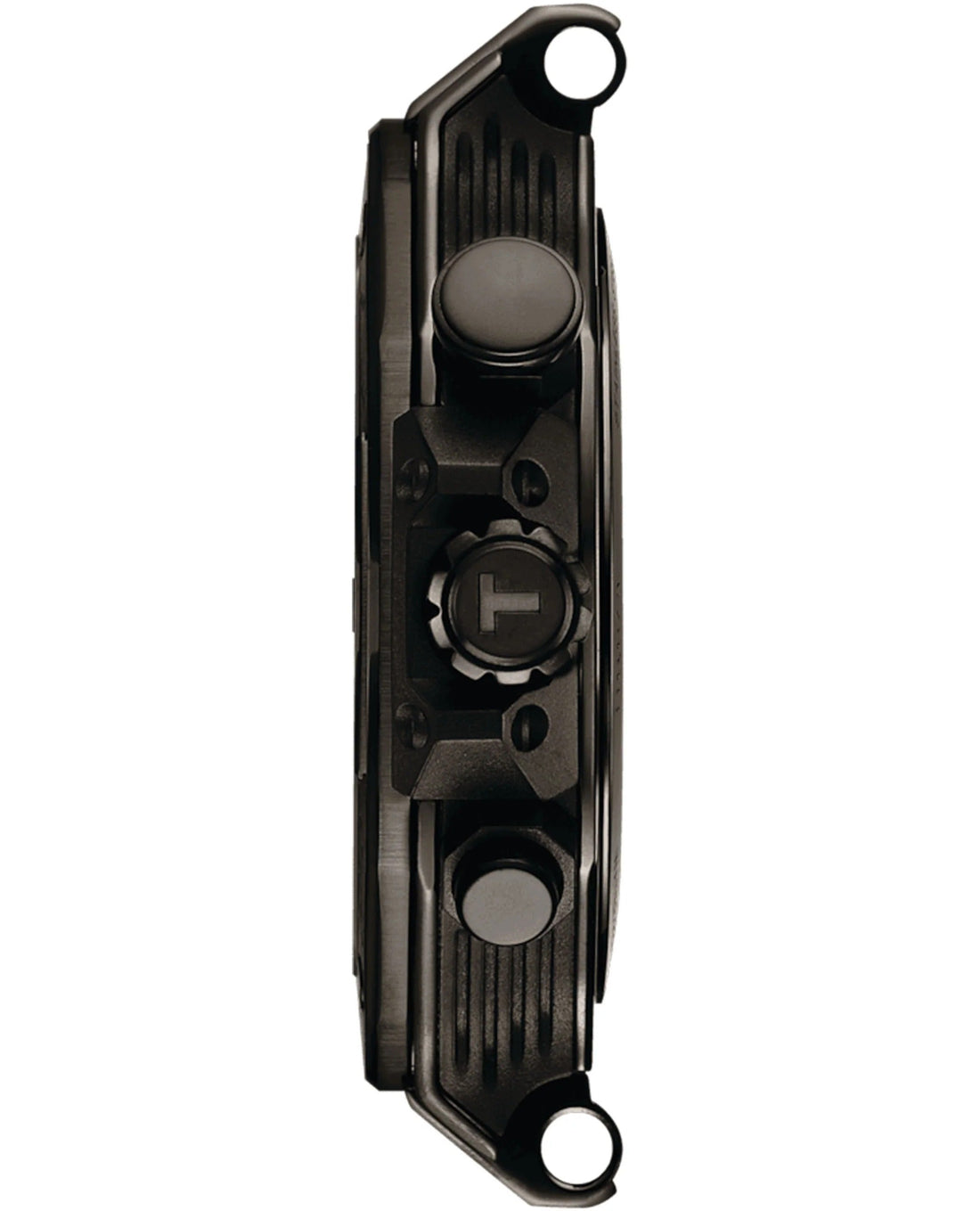 Tissot T Race Chronograph Black Dial Green Rubber Strap Watch for Men - T141.417.37.061.02
