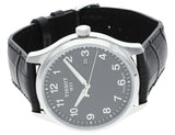 Tissot T-Sport Gent XL Black Dial Black Leather Strap Watch for Men - T116.410.16.057.00