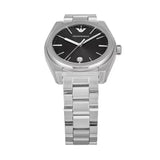Emporio Armani Frederico Analog Black Dial Silver Steel Strap Watch for Men - AR11622