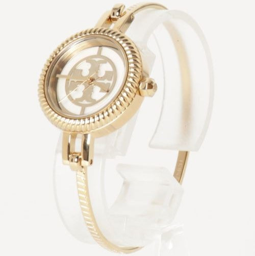 Tory Burch Riva Gold Dial Gold Steel Strap Watch for Women - TBW4029