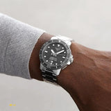 Tissot Seastar 1000 Powermatic 80 Grey Dial Silver Steel Strap Watch for Men - T120.407.11.081.01
