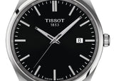 Tissot PR 100 Black Dial Silver Steel Strap Watch for Men - T150.410.11.051.00