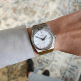 Tissot PRX Quartz Mother of Pearl Dial Silver Steel Strap Watch for Women- T137.210.11.111.00