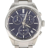 Tissot PR 100 Chronograph Blue Dial Silver Steel Strap Watch for Men - T150.417.11.041.00