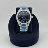Tissot PRC 100 Solar Quartz Blue Dial Silver Steel Strap Watch for Men - T151.422.11.041.00