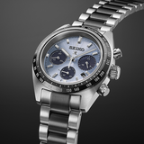 Seiko Prospex Speedtimer Solar Chronograph Limited Edition Blue Dial Two Tone Steel Strap Watch for Men - SSC909