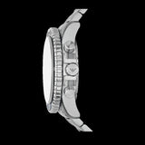 Emporio Armani World Explorer Chronograph Blue Dial Silver Steel Strap Watch for Men - AR11681