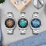 Seiko Prospex US Special Edition King Turtle Automatic Brown Dial Silver Steel Strap Watch for Men - SRPH55