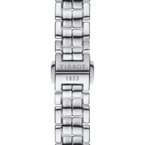 Tissot T-Lady Flamingo Diamonds Mother of Pearl Dial SIlver Steel Strap Watch for Women - T094.210.11.116.02