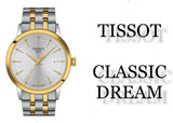 Tissot Classic Dream Silver Dial Two Tone Steel Strap Watch for Men - T129.410.22.031.00