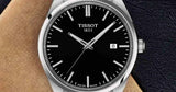 Tissot PR 100 Black Dial Silver Steel Strap Watch for Men - T150.410.11.051.00