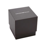 Emporio Armani World Explorer Orange Dial Black Silicone Strap Watch for Men - AR11684