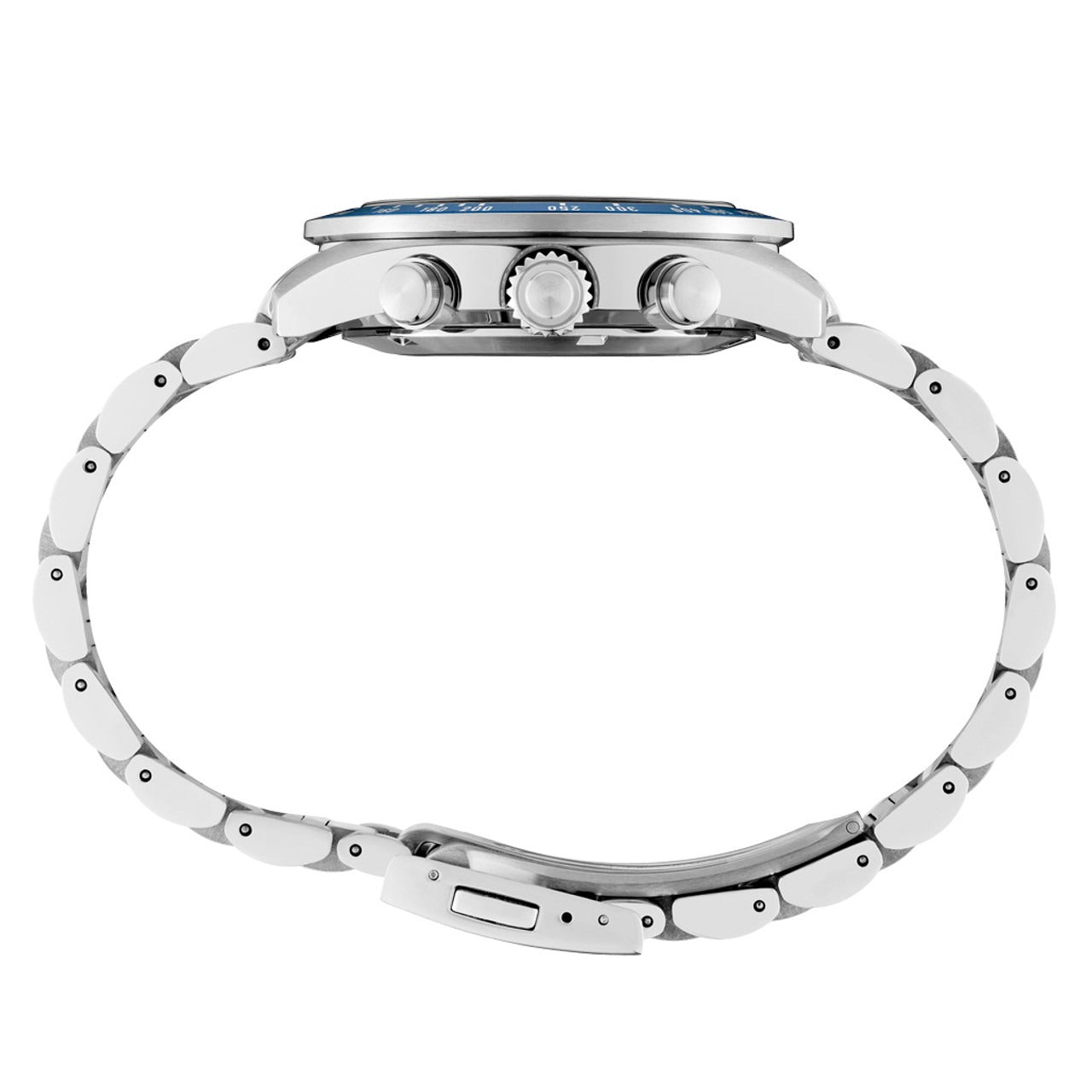 Seiko Prospex Speedtimer Solar Chronograph Grey Dial Silver Steel Strap Watch for Men - SSC939