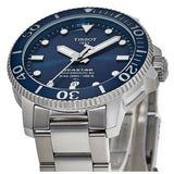 Tissot Seastar 1000 Powermatic 80 Blue Dial Silver Steel Strap Watch for Men - T120.407.11.041.03
