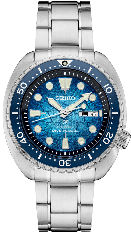 Seiko Prospex US Special Edition Automatic Blue Dial Silver Steel Strap Watch for Men - SRPH59