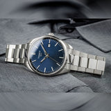 Tissot PR 100 Blue Dial Silver Steel Strap Watch for Men - T150.410.11.041.00