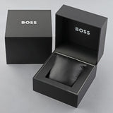 Hugo Boss Troper Chronograph Automatic Black Dial Black Steel Strap Watch for Men - 1514203