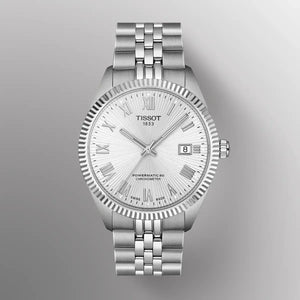 Tissot Ballade Powermatic 80 COSC Silver Dial Silver Steel Strap Watch for Men - T156.408.11.033.00