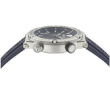 Versace Greca Diver Quartz Blue Dial Blue Rubber Strap Watch for Men - VE8G00124