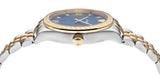 Versace Hellenyium Quartz Blue Dial Two Tone Steel Strap Watch for Women - VE2S00522