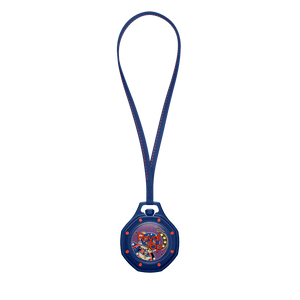 Swatch Royal Pop Blue Dial Blue Leather Strap Watch for Men - Orenji Hachi