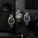 Seiko 5 Sports SNXS Automatic Blue Dial Silver Steel Strap Watch for Men - SRPK87K1