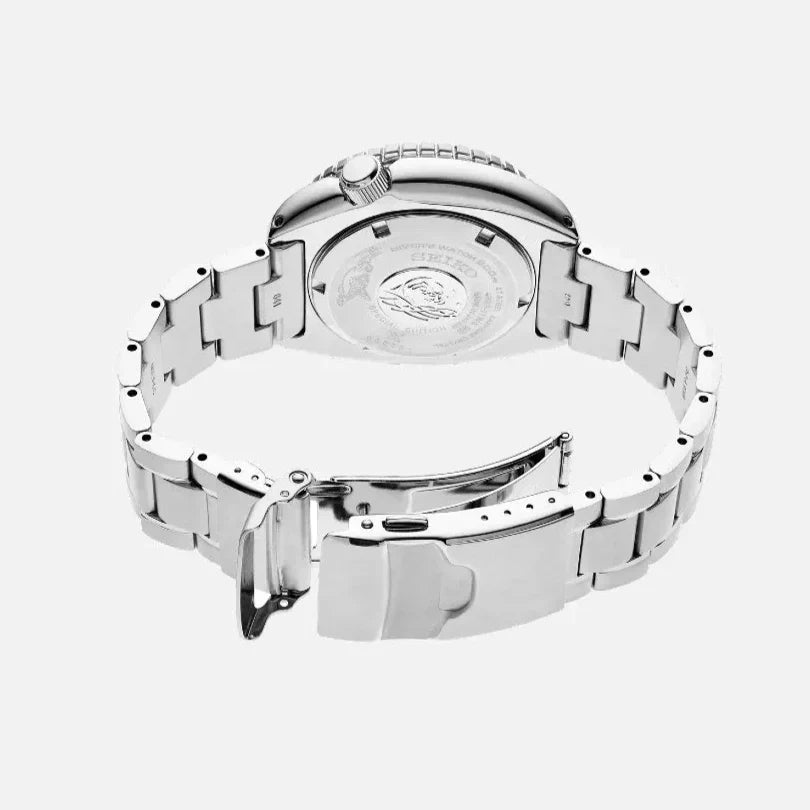 Seiko US Special Edition Automatic Green Dial Silver Steel Strap Watch for Men - SRPH57