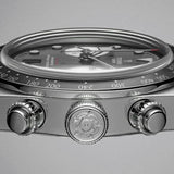 Tudor Black Bay Chrono Black Dial Silver Steel Strap Watch for Men - M79360N-0013