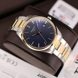 Tissot PR 100 Blue Dial Two Tone Steel Strap Watch for Men - T150.410.22.041.00