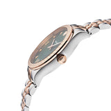 Versace Hellenyium Quartz Green Dial Two Tone Steel Strap Watch for Women - VE2S00422