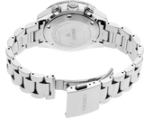Seiko Prospex Speedtimer Solar Chronograph Black Dial Silver Steel Strap Watch for Men - SSC915