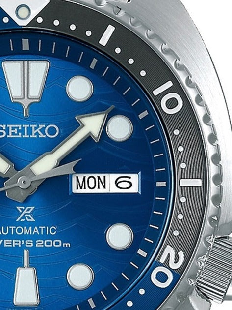 Seiko Prospex Save The Ocean Diver's Automatic Blue Dial Silver Steel Strap Watch for Men - SRPD21J1