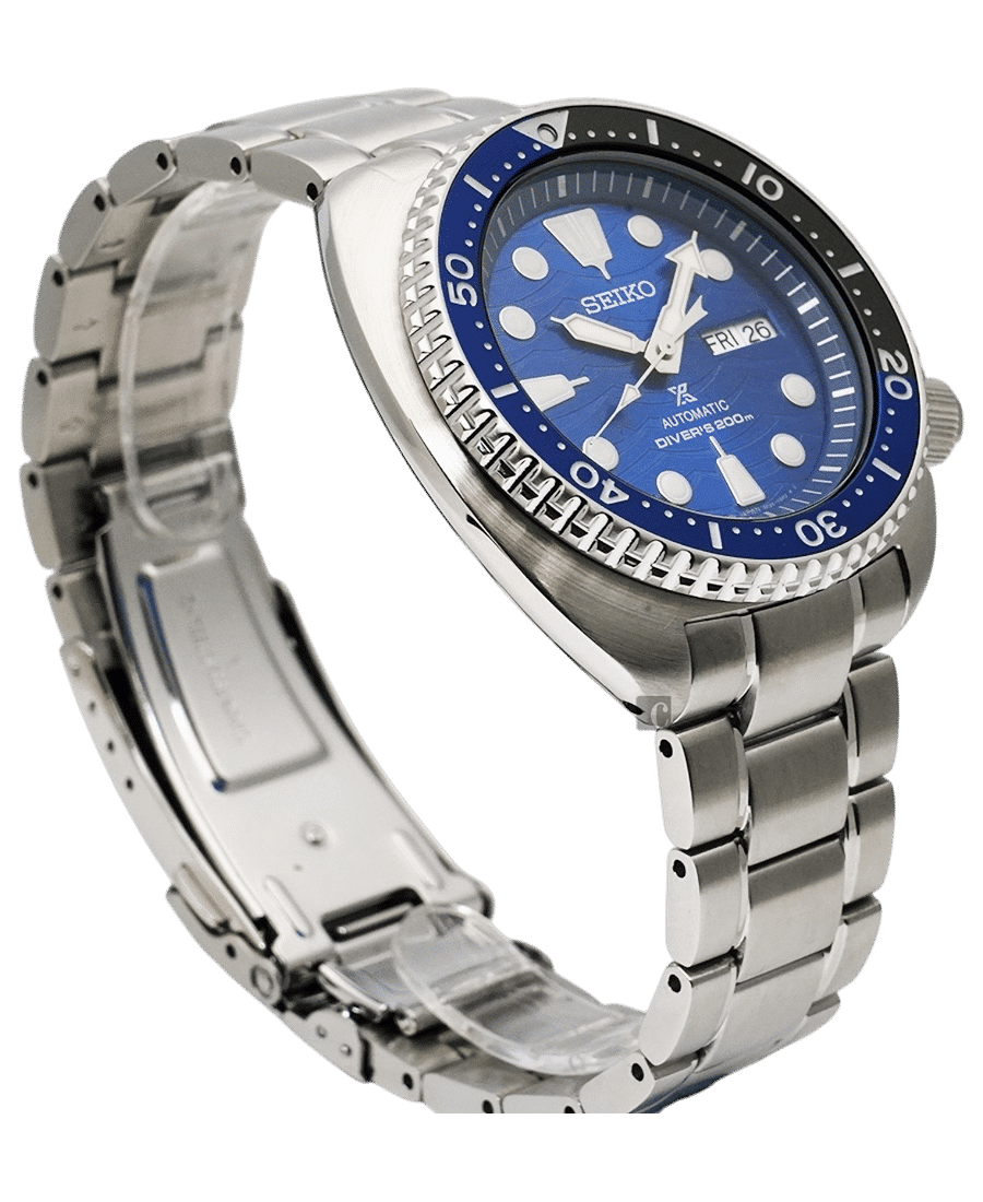 Seiko Prospex Save The Ocean Diver's Automatic Blue Dial Silver Steel Strap Watch for Men - SRPD21J1