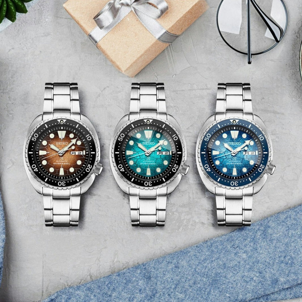 Seiko US Special Edition Automatic Green Dial Silver Steel Strap Watch for Men - SRPH57