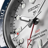 Seiko Prospex 1968 Heritage Diver's GMT 60th Anniversary White Dial Silver Steel Strap Watch for Men - SPB519J1