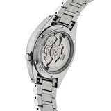 Seiko 5 Sports Automatic Gold Dial Silver Steel Strap Watch for Men - SRPL59K1