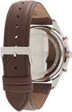 Hugo Boss Avery Chronograph Grey Dial Brown Leather Strap Watch for Men - 1514155