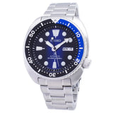 Seiko Prospex Deep Blue Batman Turtle Diver's Automatic Blue Dial Silver Steel Strap Watch for Men - SRPC25J1