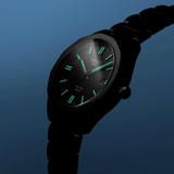 Tissot PRC 100 Solar Quartz Blue Dial Silver Steel Strap Watch for Men - T151.422.11.041.00