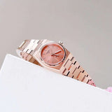 Tissot PRX Diamonds Rose Gold Dial Rose Gold Steel Strap Watch for Women - T137.010.33.506.00