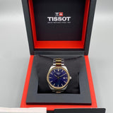 Tissot PR 100 Blue Dial Two Tone Steel Strap Watch for Men - T150.410.22.041.00