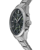 Tissot PR 100 Chronograph Green Dial Silver Steel Strap Watch for Men - T150.417.11.091.00
