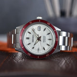 Seiko Presage Champagne Dial Silver Steel Strap Watch For Men - SRPH93J1
